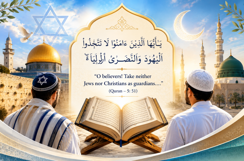  Quran Says, Take Not Jews as Friends